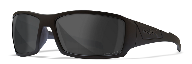 Wiley X WX TWISTED Oval Sunglasses  Matte Black 65-17-125